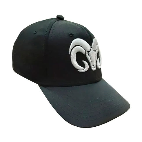Black Borregos cap with white logo